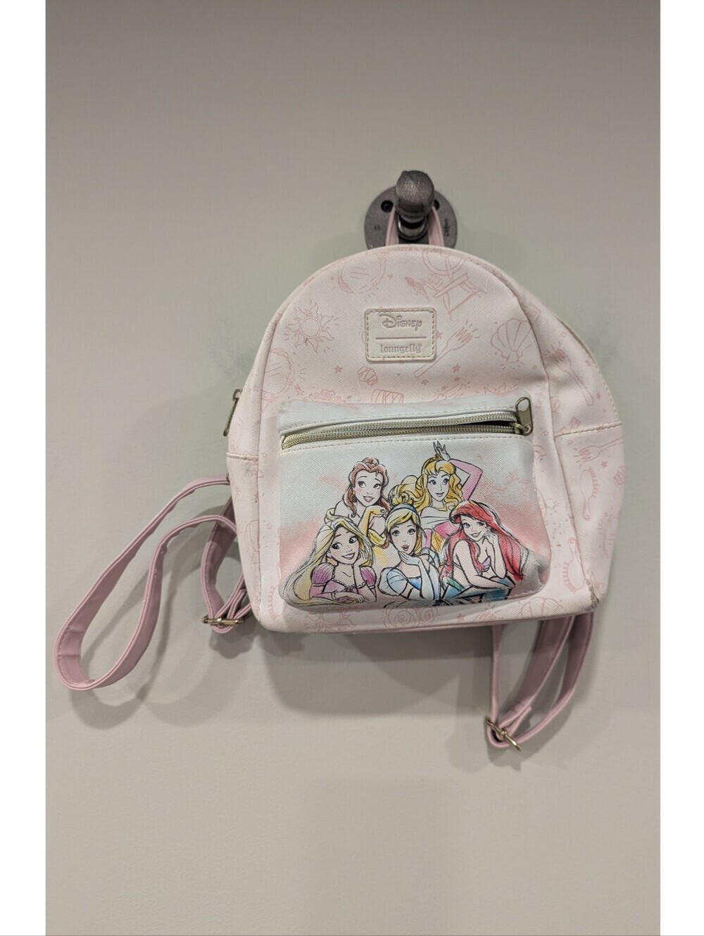 Disney Loungefly Princess Icons Mini Blackpack - Picture 12 of 12